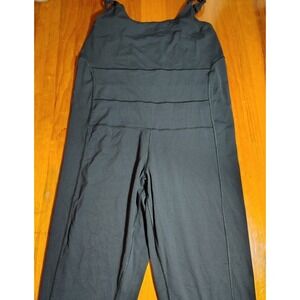 GAME US Jumpsuit  Black Nylon Lycra Adjustable‎ Strap - Size M dark goth